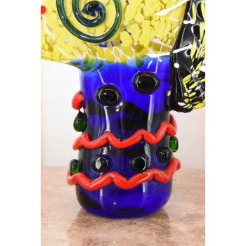 Szkło Murano GLASS - DAMA W KAPELUSZU FIGURA 30CM
