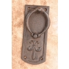 Kołatka do Drzwi - Secesja - Żeliwna - Dzwonek Rustykalny 20 cm Brązowa