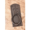 Kołatka do Drzwi - Secesja - Żeliwna - Dzwonek Rustykalny 20 cm Brązowa