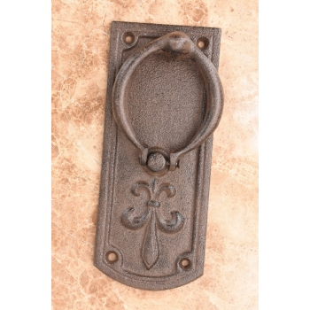 Kołatka do Drzwi - Secesja - Żeliwna - Dzwonek Rustykalny 20 cm Brązowa