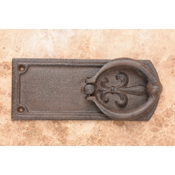 Kołatka do Drzwi - Secesja - Żeliwna - Dzwonek Rustykalny 20 cm Brązowa