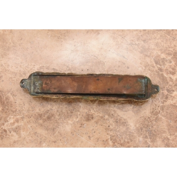 Mezuza Na Drzwi z Mosiądzu - Mosiądz - Zdobiona