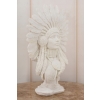 Popiersie Indianinki - Indianin Apacz Wódz - Figura Rzeźba - Dekoracja