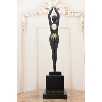 Demetre Chiparus - Tancerka Starfish - Figura z Brązu Malowana Rzeźba