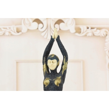 Demetre Chiparus - Tancerka Starfish - Figura z Brązu Malowana Rzeźba