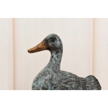 Stojąca Kaczka - Kaczki Kaczor - Figura z Brązu - Rzeźba Dekoracja Ozdoba