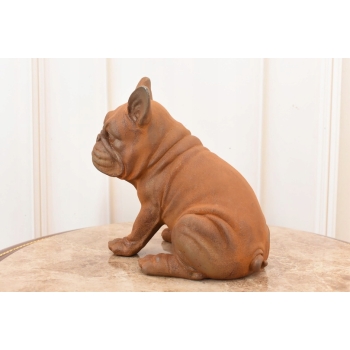 Żeliwny Bulldog - Pies Piesek - Figura Rzeźba z Żeliwa - Dekoracja Dom