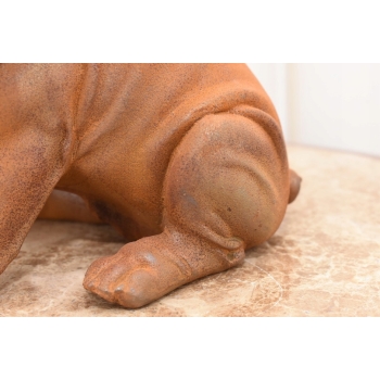 Żeliwny Bulldog - Pies Piesek - Figura Rzeźba z Żeliwa - Dekoracja Dom