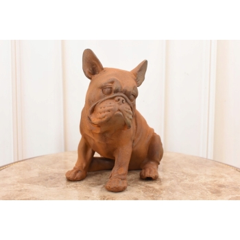 Żeliwny Bulldog - Pies Piesek - Figura Rzeźba z Żeliwa - Dekoracja Dom