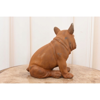 Żeliwny Bulldog - Pies Piesek - Figura Rzeźba z Żeliwa - Dekoracja Dom