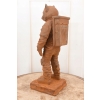 Kosmiczny Kot - Kotek Astronauta - Figura Rzeźba z Żeliwa - Dekoracja 37 cm