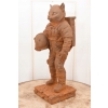 Kosmiczny Kot - Kotek Astronauta - Figura Rzeźba z Żeliwa - Dekoracja 37 cm