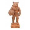 Kosmiczny Kot - Kotek Astronauta - Figura Rzeźba z Żeliwa - Dekoracja 37 cm