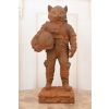 Kosmiczny Kot - Kotek Astronauta - Figura Rzeźba z Żeliwa - Dekoracja 37 cm