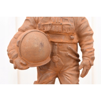 Kosmiczny Kot - Kotek Astronauta - Figura Rzeźba z Żeliwa - Dekoracja 37 cm