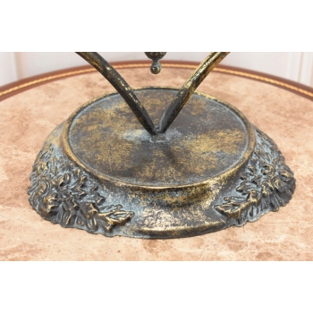 Latarnia Lampa na Świece - Latarnia Szkło Ptaki - Dekoracja