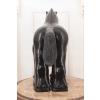 Nowoczesny Koń - Fernando Botero - Figura Rzeźba z Brązu - Dekoracja Ozdoba