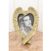 złota RAMKA RAMA NA ZDJĘCIA FOTO serce 27X18