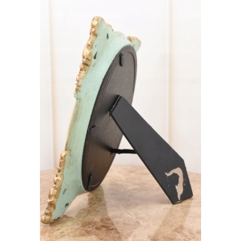 złoto zielona RAMKA RAMA NA ZDJĘCIA secesja