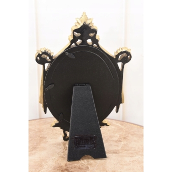 Złota Ramka na Zdjęcia Art Deco - Obraz - Prezent Ślub - Secesja