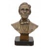 Popiersie Abraham Lincoln - Prezydent USA - Figura Rzeźba z Brązu - Sygn