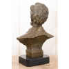Popiersie Abraham Lincoln - Prezydent USA - Figura Rzeźba z Brązu - Sygn