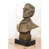 Popiersie Abraham Lincoln - Prezydent USA - Figura Rzeźba z Brązu - Sygn