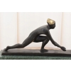 Curlingowiec - Curling - Sport Zimowy - Figura Rzeźba z Brązu - Prezent