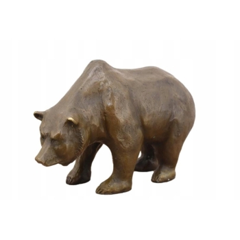 Niedźwiedź z Brązu - Miś Grizzly - Figura Rzeźba Brąz - Prezent Dekoracja