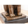 Fernando Botero - Gruby Modernistyczny Kot - Figura Rzeźba z Brązu - Ozdoba