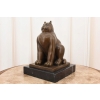 Fernando Botero - Gruby Modernistyczny Kot - Figura Rzeźba z Brązu - Ozdoba
