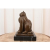 Fernando Botero - Gruby Modernistyczny Kot - Figura Rzeźba z Brązu - Ozdoba