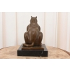 Fernando Botero - Gruby Modernistyczny Kot - Figura Rzeźba z Brązu - Ozdoba