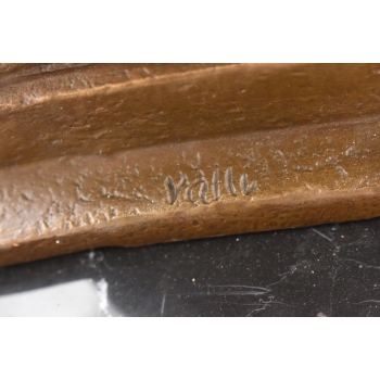 Fortuna Na Tronie - Bogini Bogactwa - Figura Rzeźba z Brązu - Dekoracja