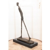Idący Mężczyzna - Walking Man - Giacometti Style - Figura Rzeźba z Brązu