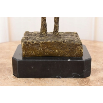 Stojący Mężczyzna - Giacometti Style - Nowoczesna Figura Rzeźba z Brązu