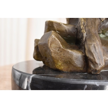 Milo - Niedźwiedzie na Drzewie Niedźwiedź- Figura Rzeźba z Brązu - Ozdoba