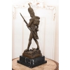 Grenadier Francuski - Żołnierz z Brązu - Figura Wojskowa - Kolekcjonerska