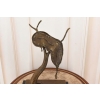 Surrealistyczny Zegar Salvador Dali Style - Abstrakcyjna Figura z Brązu