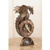 Zegar Smok Steampunk Dragon - Figurka Rzeźba - uszkodzone skrzydło