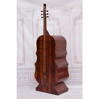 Komoda Art Deco Gitara - Szafa Vintage 160 x 54cm - Dom Salon Instrument