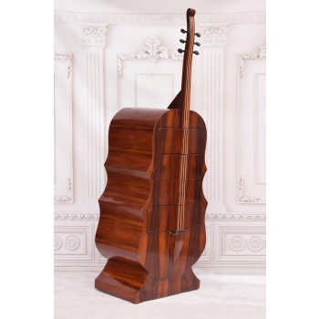 Komoda Art Deco Gitara - Szafa Vintage 160 x 54cm - Dom Salon Instrument