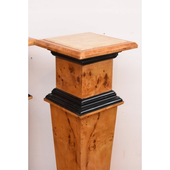 Dwa Postumenty Art Deco - Kolumny Piedestały