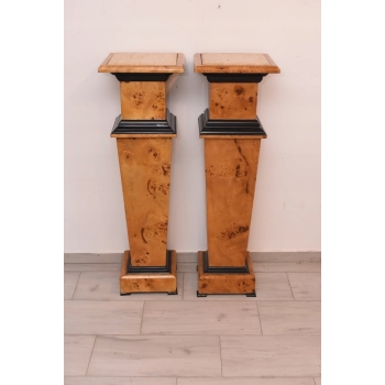 Dwa Postumenty Art Deco - Kolumny Piedestały