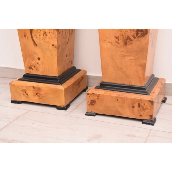 Dwa Postumenty Art Deco - Kolumny Piedestały