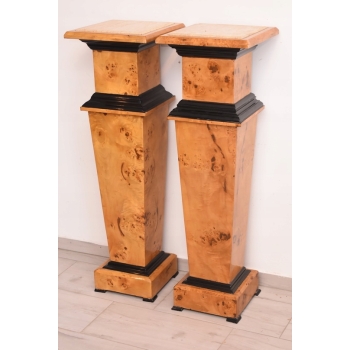 Dwa Postumenty Art Deco - Kolumny Piedestały
