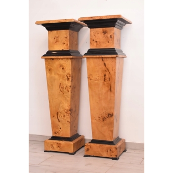 Dwa Postumenty Art Deco - Kolumny Piedestały