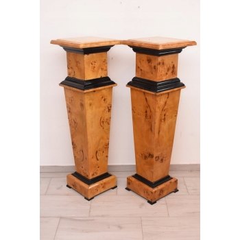 Dwa Postumenty Art Deco - Kolumny Piedestały