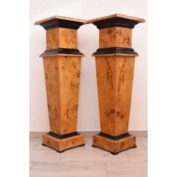 Dwa Postumenty Art Deco - Kolumny Piedestały