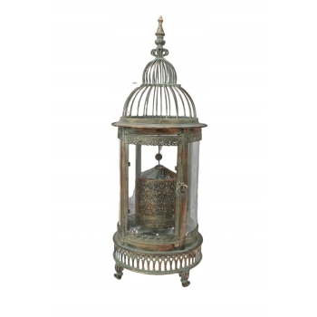Lampion Latarnia Obracana na Świece - Vintage , Glamour - Lampa bez szyb